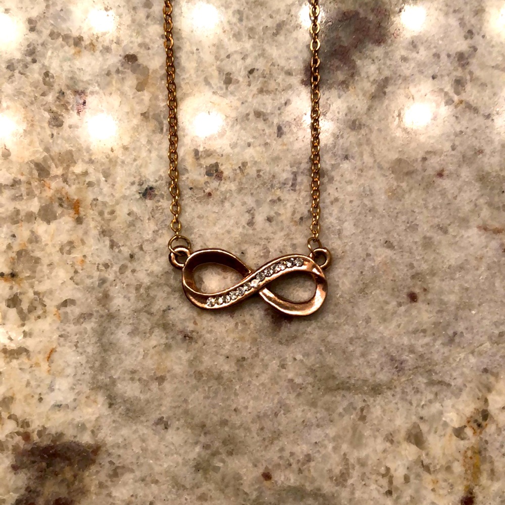 3/$15 — Rose Gold Infinity Necklace
